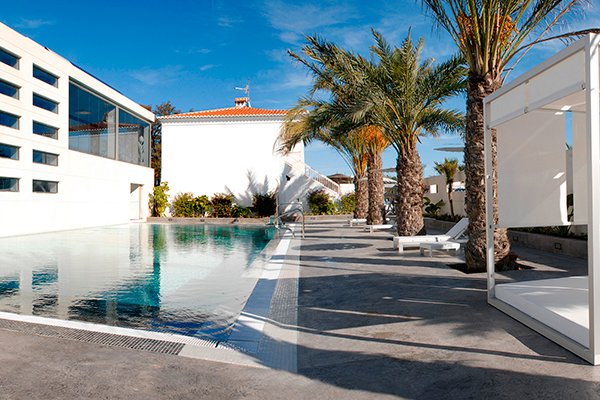 Swimming pool of the camping